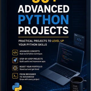 Cahier d'exercices pour projets Python avancés | POO, asynchrone, API, compétences en codage (téléchargement PDF) image 2