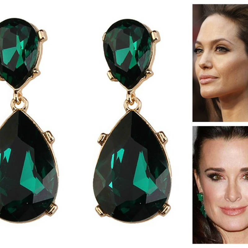 Virginia Emerald Drop Earring main image 1