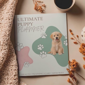 Ultimate Puppy Planner Printable | Puppy Training Journal | Dog Parent Planner | Pet Care Tracker | New Puppy Checklist | Digital Download