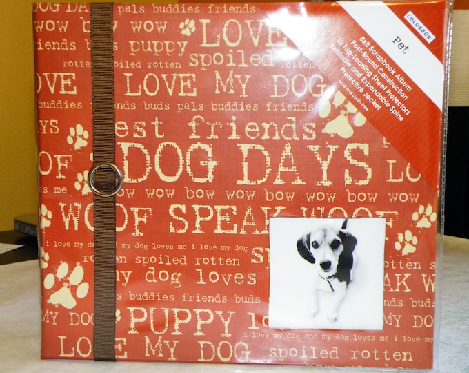 Dog Scrapbook Album Etsy