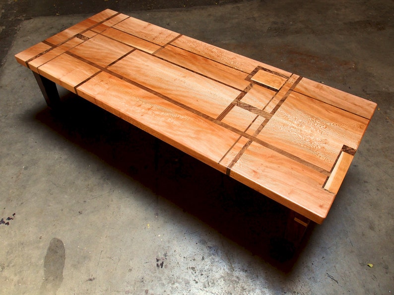 Fine Coffee Tables / Rectangular Contemporary Coffee Table in Fine Walnut ... / Squeezed side table glass by fine mod imports.