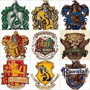 Wizard Magic Clipart SVG Bundle - Fantasy Spell School Designs & Crests png, svg Files