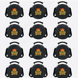 Scottish Rite 33rd Degree Masonic Cap Case Bulk Lot 12 Pcs Black Faux Leather