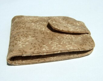 Carteras pequeñas para las mujeres cartera de tela para las mujeres cartera hecha a mano carteras Tan cartera para su
