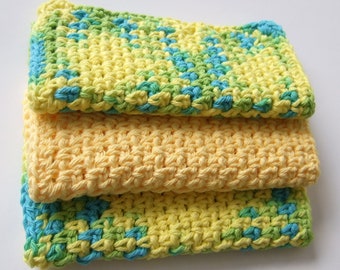 Dishcloth Crochet dishcloth set Cotton dishcloth Cotton dish cloth Crochet washcloth set Crochet washcloths cotton Cotton washcloths