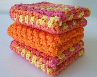 Dishcloth Crochet dishcloth set Cotton dishcloth Cotton dish cloth Crochet washcloth set Crochet washcloths cotton Cotton washcloths