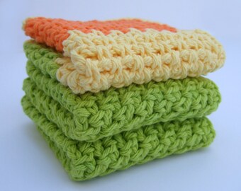 Dishcloth Crochet dishcloth set Cotton dishcloth Cotton dish cloth Crochet washcloth set Crochet washcloths cotton Cotton washcloths