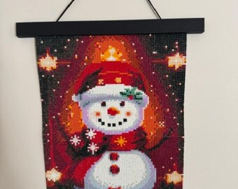 Snowman Diamond Painting with Frame