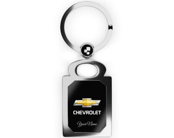 Llavero Chevrolet personalizado, llavero metálico Chevy personalizado, regalo para hombre, regalo para esposo, regalo para novio, regalo para él