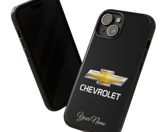 Funda personalizada para teléfono Chevrolet, funda para teléfono de regalo Chevy, funda personalizada y regalo personalizado, funda personalizada para iPhone, accesorios Chevy