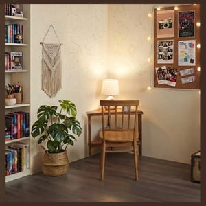 Narrow Triangle Side Table, Modern Corner Accent Nightstand, Space Saving Furniture