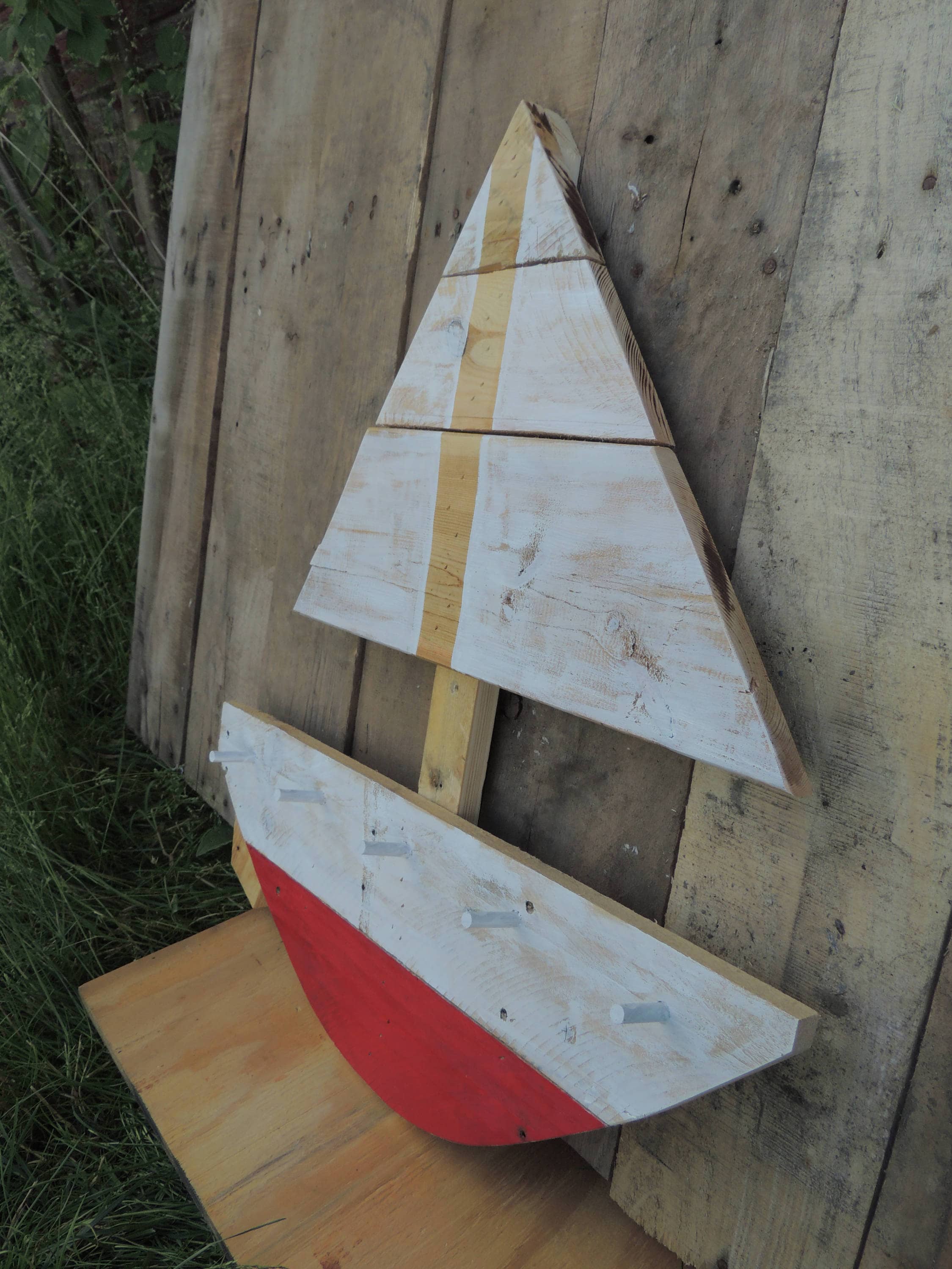 Sailboat Key Rack Boat Sailing Entryway Hooks Nautical Home Decor - Etsy