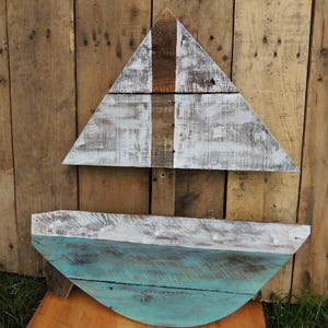 Sailboat Key Rack Boat Sailing Entryway Hooks Nautical Home Decor