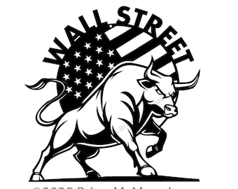 Wall Street Metal Wall Art. Trading azionario, trader di criptovalute