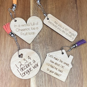 DIGITAL FILE ONLY adult themed keychain Svg Valentine’s Day puns and pickup lines