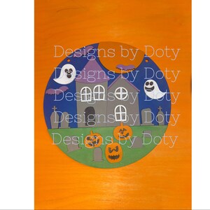 Halloween DIY kit laser cut file glowforge ready digital file includes marketing photos and instructions