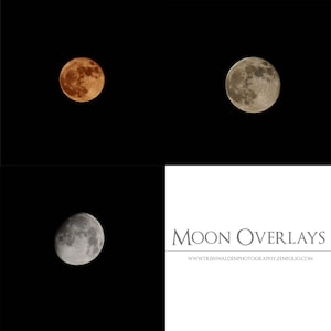 Sovrapposizioni di luna per Photoshop