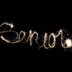 Sparkler Overlay Senior image 1