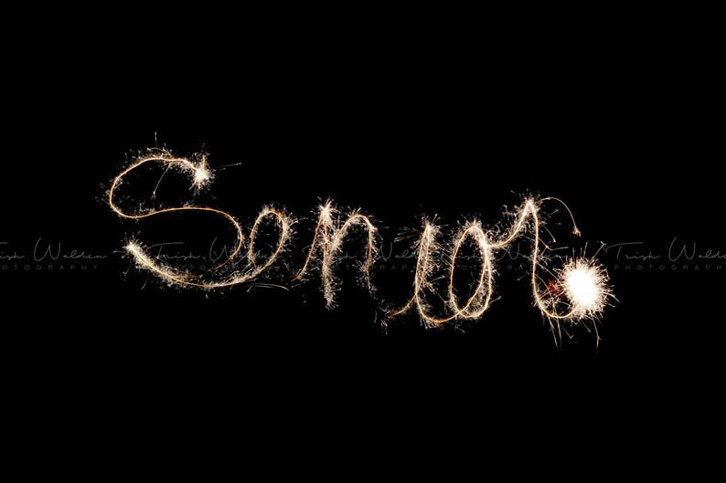 Sparkler Overlay Senior image 1