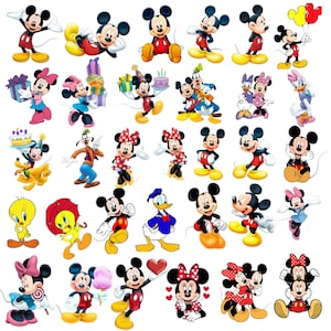Paquete de archivos SVG de Mickey Mouse / Mickey Mouse, archivos de sublimación, paquete de dibujos animados, descarga digital / Mickey Mouse PNG
