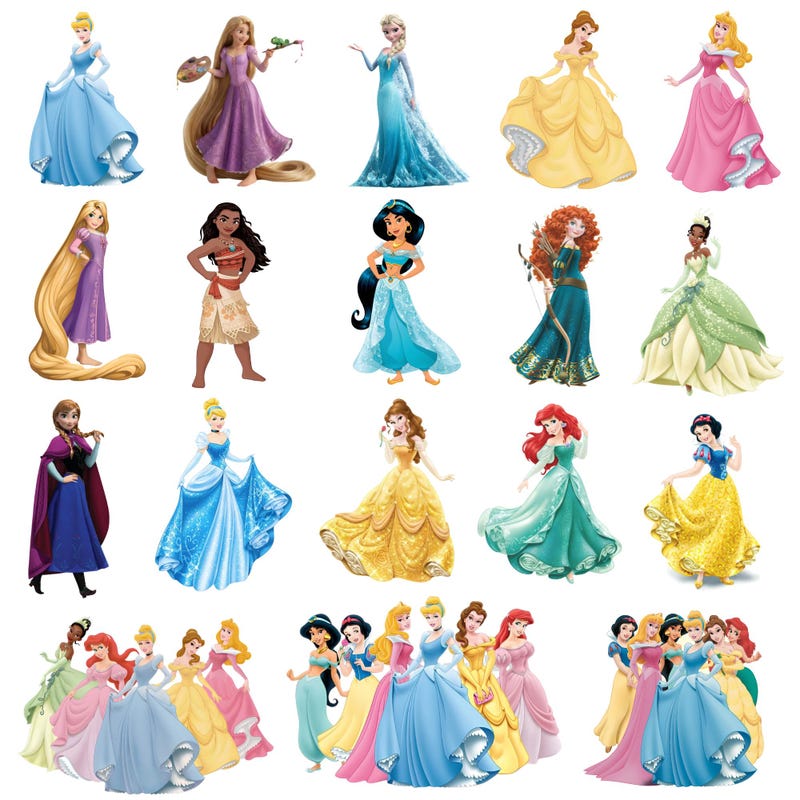 All Disneys Princesses - Etsy