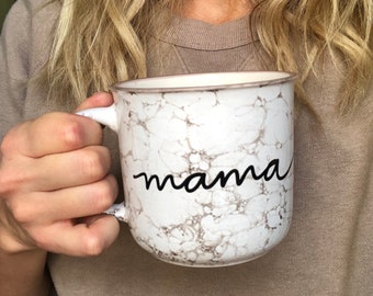 Mama Mug,  marble campfire mug, Custom coffee mug, personalized coffee mug, customized mug, design your own mug, custom coffee mug, st