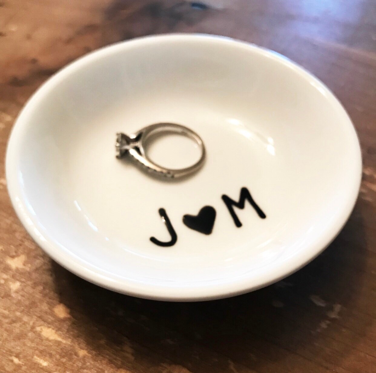 Personalized ring dish trinket dish customized ring dish Etsy