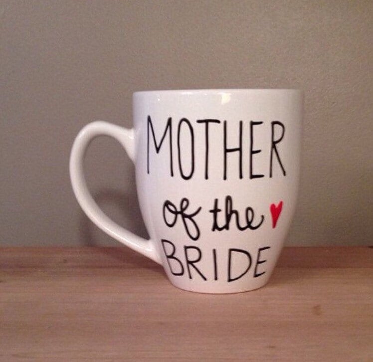 mother of the bride mug, mother of the bride gift, bridal party gift,…