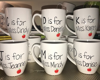 Teacher mug, personalized teacher gift, mug for teacher, teacher gift, special teacher gift, coffee mug for teacher, teacher present