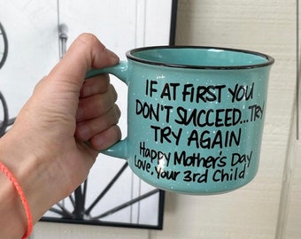 Funny third child mug, mug for mom, Mother’s Day mug, mom mug