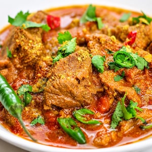 Curry di agnello in pentola a pressione - Ricetta stampabile (download digitale)