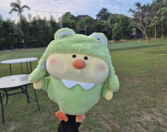 Frog Duck Chick Golf Headcover / Plush Driver Cover / Club Cover / Golf Gifts