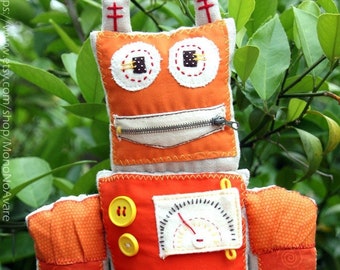 Huggable Robot soft textile toy