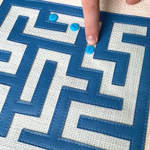 Labyrinth Sensory Activity Early Childhood Development Learning Through Play Maze Toy Rainbow Color OT and Fine Motor Skills Aid image 9