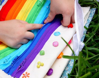 Rainbow Zippers Page for activity book
