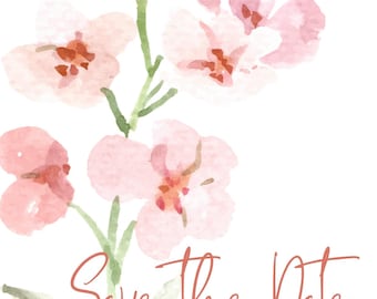 save the date - Template / Digital Download