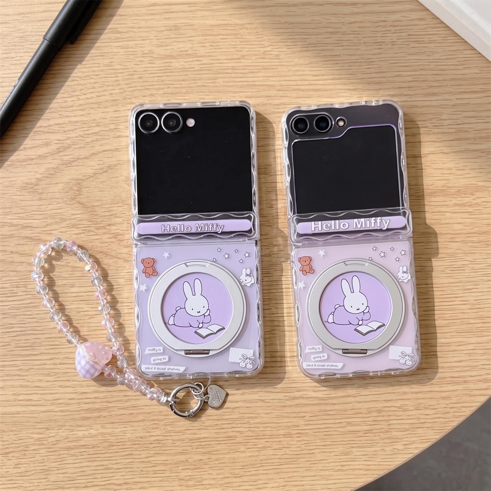 うさぎ携帯パーツ Rabbit Flip Case - Etsy