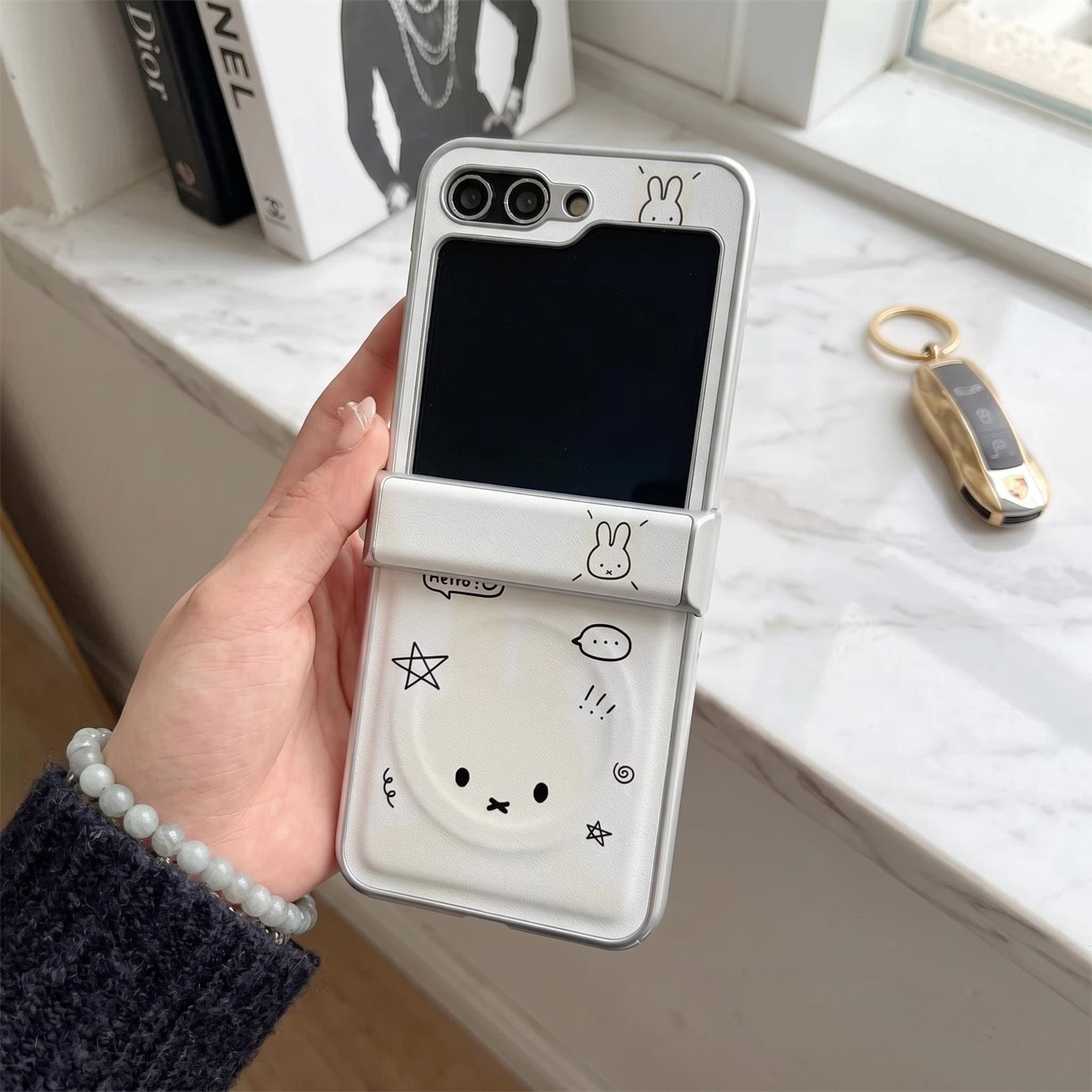 うさぎ携帯パーツ Z Flip 7 Case Bunny - Etsy