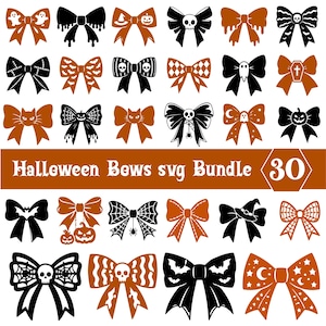 Lazos de Halloween svg, Halloween svg, Lazo svg, Otoño Svg, Calabaza svg, Lazo espeluznante Svg, Coqueta de Halloween Svg, Lazo coqueto SVG, Descarga digital