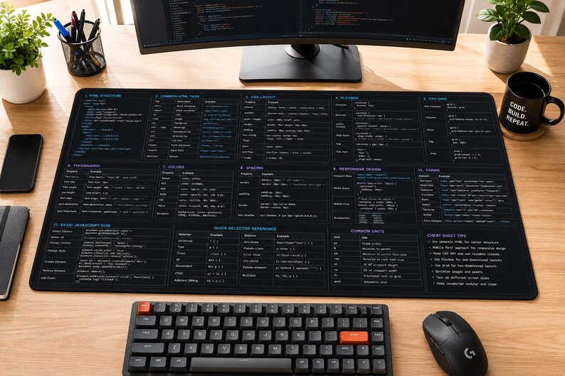 Spiekbriefje voor HTML, CSS en JavaScript | Webontwikkelingsreferentie afbeelding 5