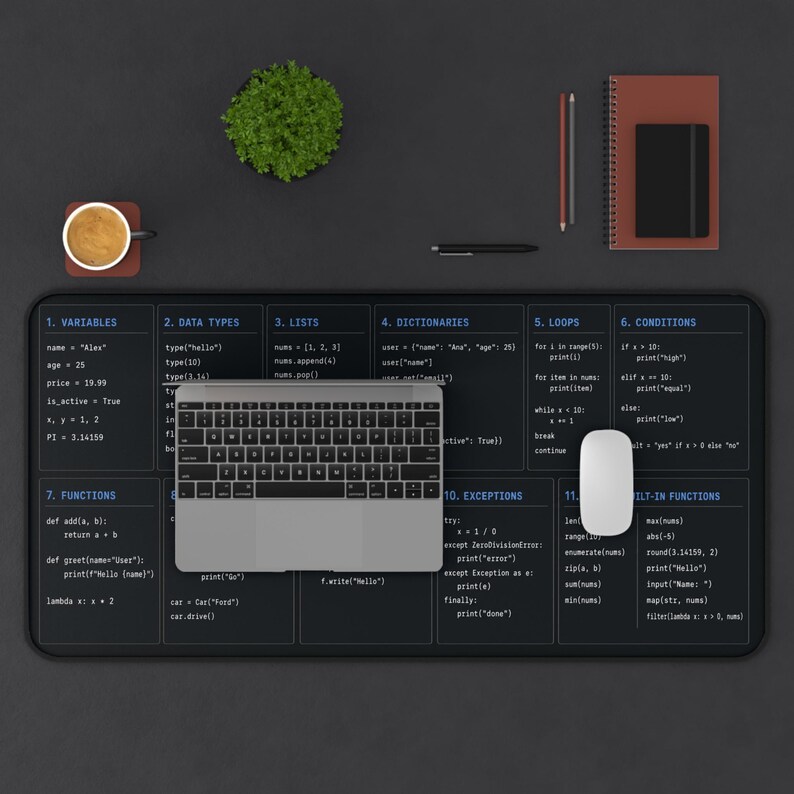 Tapete de referencia de Python / Guía rápida de programación para desarrolladores imagen 10