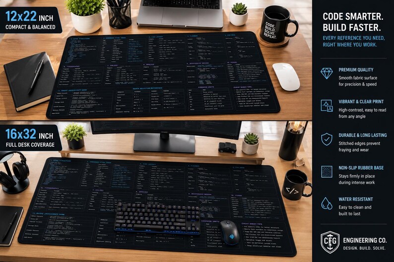 Spiekbriefje voor HTML, CSS en JavaScript | Webontwikkelingsreferentie afbeelding 2