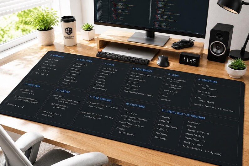 Tapete de referencia de Python / Guía rápida de programación para desarrolladores imagen 3