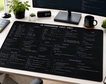 C#-Programmier-Spickzettel für den Schreibtisch | C Sharp-Programmierreferenz