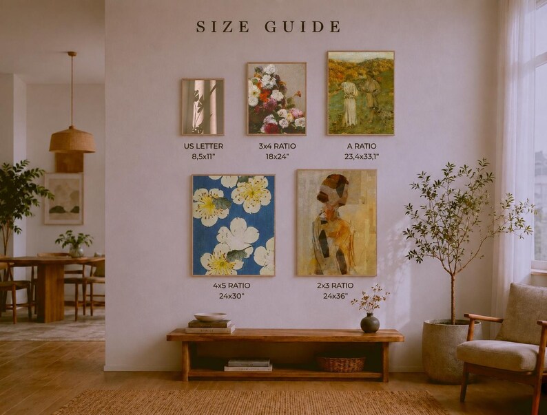 Divertidos cuadros de ranas para pared, póster de ranas adorables estilo cottagecore, decoración caprichosa. imagen 9