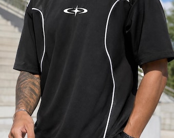 Men's Graphic Gym T-Shirt | Loose Fit Sports Workout Tee