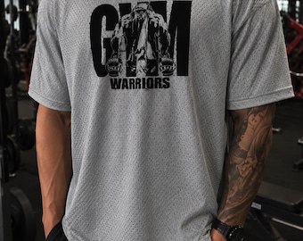 Men's Oversized Quick Dry Gym T-Shirt | Breathable Fitness Workout Shirt