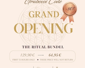 THE RITUAL Grabovoi Bundle – Personalized Cards, Journal, Wallpapers (Instant Download)