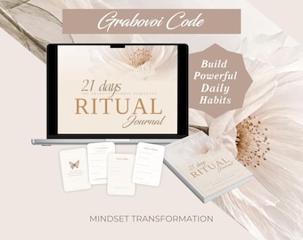 21-Day Ritual Journal | Grabovoi Number Sequences, Manifestation (Digital Download)