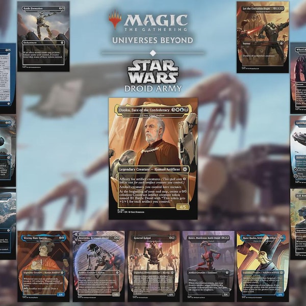 Roger, Roger! Star Wars Separatist Droids: Custom Commander Deck
